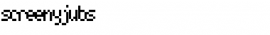 Download screenyjubs Font Download screenyjubs Font