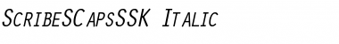 Download ScribeSCapsSSK Font Download ScribeSCapsSSK Font