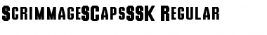 Download ScrimmageSCapsSSK Font Download ScrimmageSCapsSSK Font