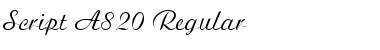 Download Script-A820 Font Download Script-A820 Font