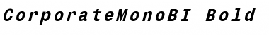 Download CorporateMonoBI Font Download CorporateMonoBI Font