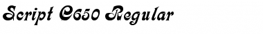 Download Script-C650 Font Download Script-C650 Font