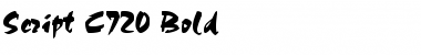 Download Script-C720 Font Download Script-C720 Font