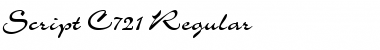 Download Script-C721 Font Download Script-C721 Font