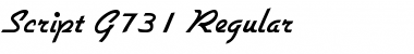 Download Script-G731 Font Download Script-G731 Font