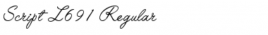 Download Script-L691 Font Download Script-L691 Font