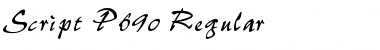 Download Script-P690 Font Download Script-P690 Font