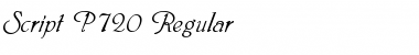 Download Script-P720 Font Download Script-P720 Font