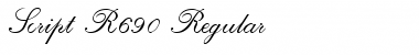 Download Script-R690 Font Download Script-R690 Font