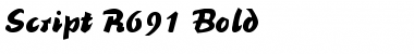 Download Script-R691 Font Download Script-R691 Font