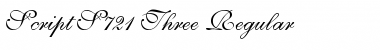 Download Script-S721-Three Font Download Script-S721-Three Font