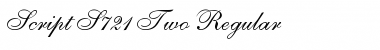 Download Script-S721-Two Font Download Script-S721-Two Font