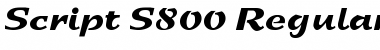 Download Script-S800 Font Download Script-S800 Font