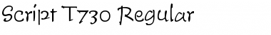 Download Script-T730 Font Download Script-T730 Font