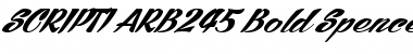 Download SCRIPT1 ARB245 Bold Spenceria Font Download SCRIPT1 ARB245 Bold Spenceria Font