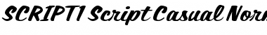 Download SCRIPT1 Script Casual Font Download SCRIPT1 Script Casual Font