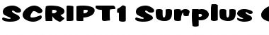Download SCRIPT1 Surplus Casual Font Download SCRIPT1 Surplus Casual Font