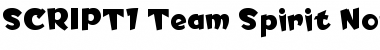 Download SCRIPT1 Team Spirit Font Download SCRIPT1 Team Spirit Font