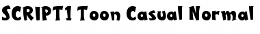 Download SCRIPT1 Toon Casual Font Download SCRIPT1 Toon Casual Font