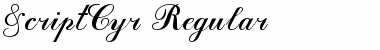 Download ScriptCyr Font Download ScriptCyr Font