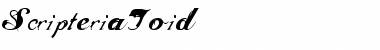Download ScripteriaToid Font Download ScripteriaToid Font