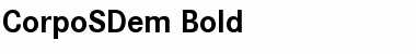 Download CorpoSDem Font Download CorpoSDem Font