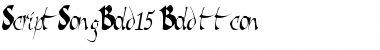 Download ScriptSongBold15 Font Download ScriptSongBold15 Font