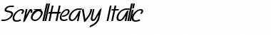 Download ScrollHeavy Font Download ScrollHeavy Font