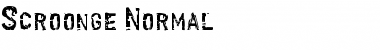 Download Scroonge Font Download Scroonge Font