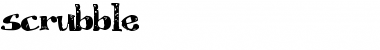 Download Scrubble Font Download Scrubble Font