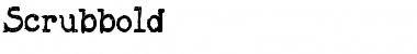 Download Scrubbold Font Download Scrubbold Font