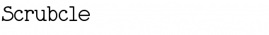 Download Scrubcle Font Download Scrubcle Font