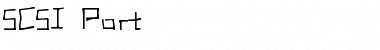 Download SCSI Port Font Download SCSI Port Font