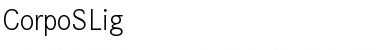 Download CorpoSLig Font Download CorpoSLig Font