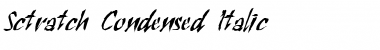 Download SctratchCondensed Font Download SctratchCondensed Font