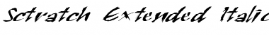 Download SctratchExtended Font Download SctratchExtended Font