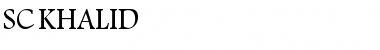 Download SC_KHALID Font Download SC_KHALID Font