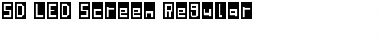 Download SD LED Screen Font Download SD LED Screen Font