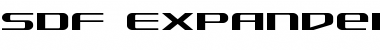 Download SDF Expanded Font Download SDF Expanded Font