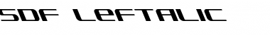 Download SDF Leftalic Font Download SDF Leftalic Font
