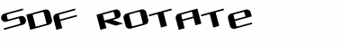 Download SDF Rotate Font Download SDF Rotate Font