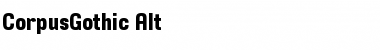 Download CorpusGothic Font Download CorpusGothic Font