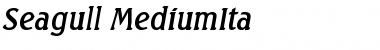 Download Seagull-MediumIta Font Download Seagull-MediumIta Font