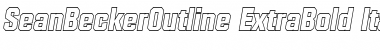 Download SeanBeckerOutline-ExtraBold Font Download SeanBeckerOutline-ExtraBold Font