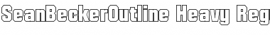 Download SeanBeckerOutline-Heavy Font Download SeanBeckerOutline-Heavy Font