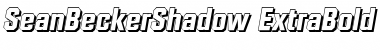 Download SeanBeckerShadow-ExtraBold Font Download SeanBeckerShadow-ExtraBold Font