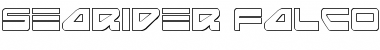 Download Searider Falcon 3D Font Download Searider Falcon 3D Font