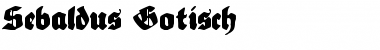 Download Sebaldus-Gotisch Font Download Sebaldus-Gotisch Font