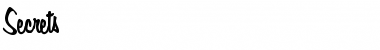 Download Secrets Font Download Secrets Font