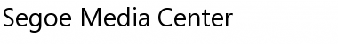 Download Segoe Media Center Font Download Segoe Media Center Font